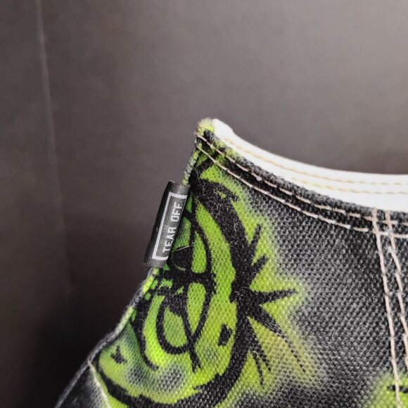 Converse Chuck Taylor All Star Pro 2000s Black & Green High Top Mens Size 5 - Picture 9 of 16